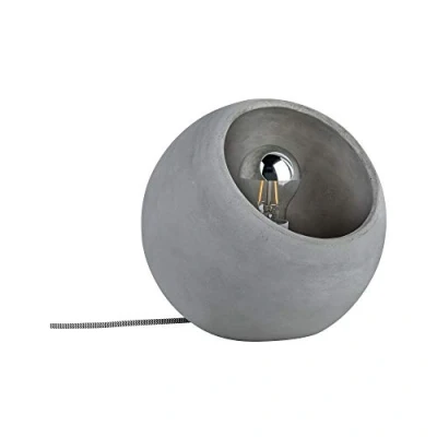 Image of Paulmann 79663 Neordic Ingram Table luminaire max. 1x20W lamp for E27 Lamps Bedside Grey 230V Concrete Without