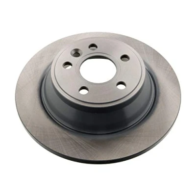 Image of 30769058, 31471832 Brake disc FEBI BILSTEIN 43883 Rear Axle 302mm 12mm 5 Hole 108mm solid Coated High carbon VOLVO: S80 II, V70 3, XC70 II Estate
