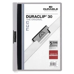 Image of Durable DURACLIP 30 A4 Folder Grey