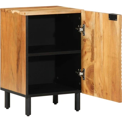 Image of vidaXL Bathroom Cabinet 38x33,5x58 cm Solid Wood Acacia