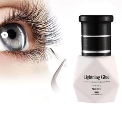 Image of Eyelash Extension Glue,Lashes Glue 5ml No Fume Quick Drying Adhesive Eyelashes Lasting Professional Lash Portable for Extensions