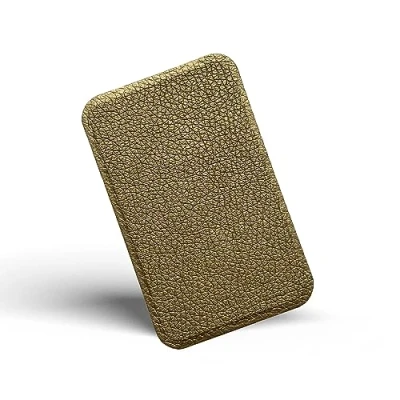 Image of MastaPlasta Premium Leather Repair Patch Gold 10cm x 6cm (4in 2.4in). Instant Upholstery Quality Scratch and Tear for Sofas, Car Interiors, Bags, Vinyl &amp; More