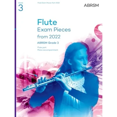 Image of Flute Exam Pieces from 2022, ABRSM Grade 3: Selected the syllabus 2022. Score &amp; Part, Audio Downloads (ABRSM Pieces)