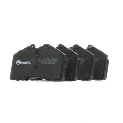 Image of 8A0615115F, 8A0698151D, 8A0698151E, 8A0698151F Brake pad set BREMBO P 65 005 prepared for wear indicator without accessories PORSCHE: 928 Coupe