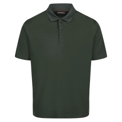 Image of Regatta Mens Pro Moisture Wicking Polo Shirt (Dark Green) Size X Small