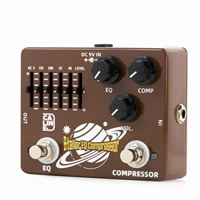 Image of Caline DCP 10 Stella EQ Compressor Dual Guitar Effects Pedal