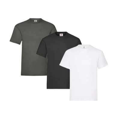Image of Fruit of the Loom Men&#039;s T Shirt, Pack 3, 3XL