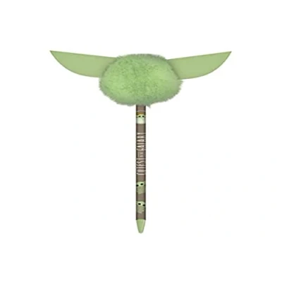 Image of Pyramid International Star Wars: the Mandalorian Pom Pen (Cutest in Galaxy Design) Official Merchandise