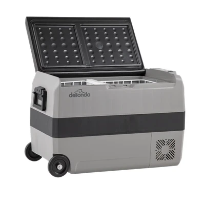 Image of Dellonda 50L Portable Dual Zone Compressor Car Camping Fridge/Freezer 12/24V