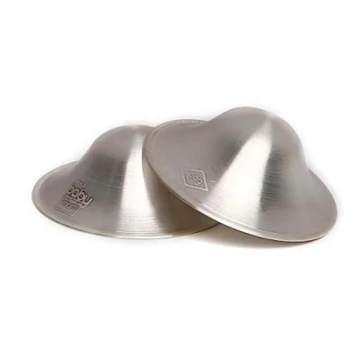 Image of ebebek baby Mom 999 Pure Sterling Silver Nursing Cups, Nipple Shields for Soothing Sore Breasts, Nickel Free, Newborns, Breastfeeding Breast Shields, Guards
