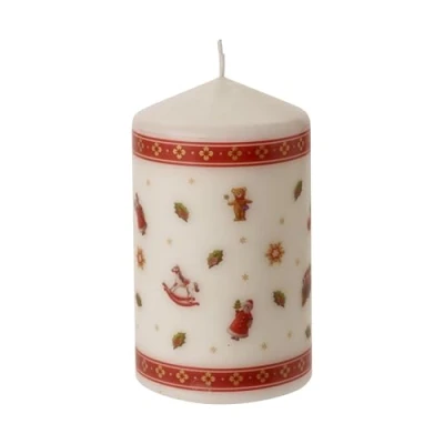 Image of Villeroy &amp; Boch Winter Specials candle “Gifts and Toys M, decorative Christmas for your festive table, wax, 7 x 12 cm