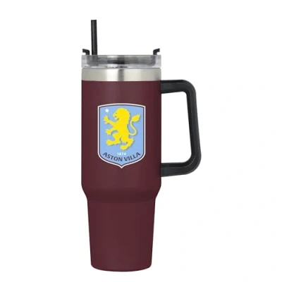 Image of FOCO Officially Licensed Aston Villa FC Football 40oz/1.1L Travel Tumbler