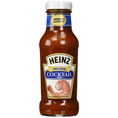 Image of HEINZ ORIGINAL COCKTAIL SAUCE 1 x 340g BOTTLE AMERICAN IMPORT