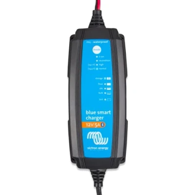Image of Victron Energy Blue Smart IP65 12 Volt 5 amp 230V, Battery Charger, Bluetooth (UK)