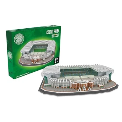 Image of Tiger Merchandising 3D Jigsaw Puzzle of Celtic Park Stadium 73 Pieces Home Club Scottish Premiership FC Football Gifts for Age 7+