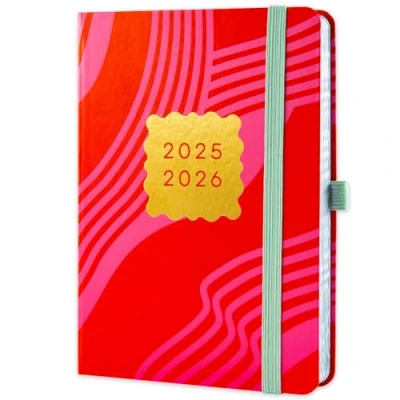 Image of Boxclever Academic Diary 2025 2026 Page A Day A5. runs Aug&#039;25 Aug&#039;26. Daily Planner with Lists. Mid Year for Busy Schedules.