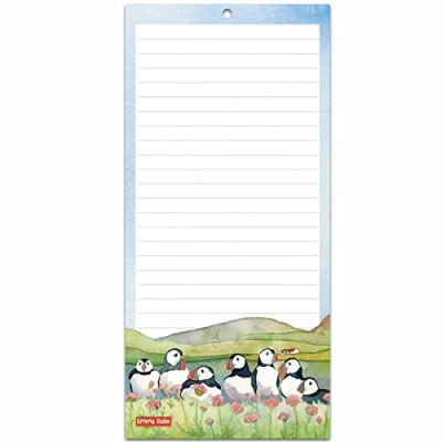 Image of Emma Ball, Sea Thrift Puffins Magnetic Memo Pad