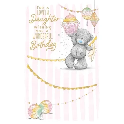 Image of Me To You Lovely Daughter Tatty Teddy Birthday Card