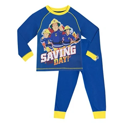 Image of Fireman Sam Boys Pyjamas , Multicoloured, 18 24 Months