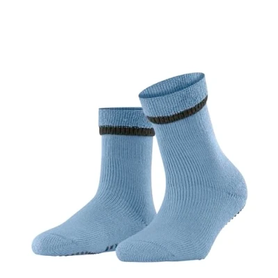 Image of FALKE Women&#039;s Cuddle Pads W HP Cotton Wool Grips On Sole 1 Pair Socks, Blue (Airy 6707), 2.5 5