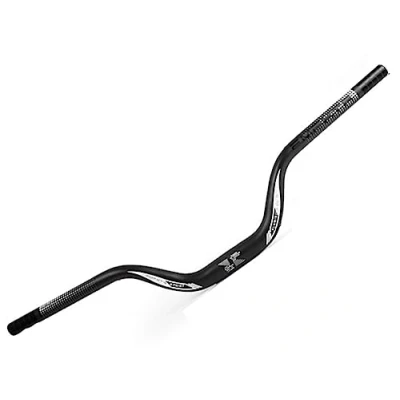 Image of FukkeR Mountain Bike High Riser Handlebar 31.8 Aluminium Alloy Handlebars Extra Long 720/780mm Bar for DH XC AM Rise 90mm (Color : Black, Size 720mm)