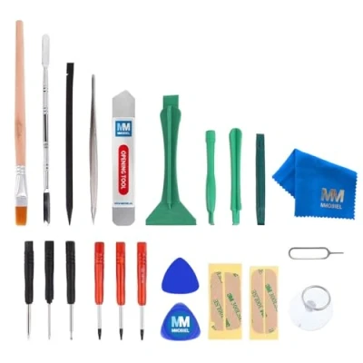 Image of MMOBIEL Repair Tool Kit Compatible with iPhone, iPad, Samsung, Tablet, Laptop, Nintendo and more Precision Screwdriver Set 22 Pcs Complete Professional Universal Toolkit