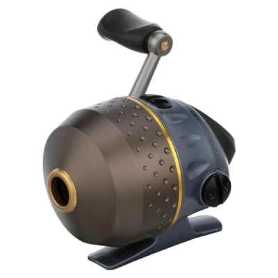 Image of Pflueger President Spincast Reel, Size 6 Fishing Right/Left Handle Position, Aluminum Spool, Dial Drag System