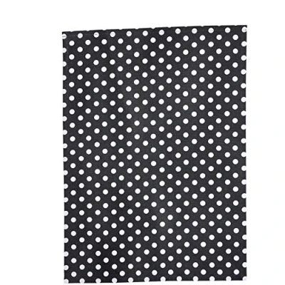 Image of Dexam Polka Dot Tea Towel, Slate Grey, 100% Cotton, Absorbent Kitchen Machine Washable, 50 x 70cm