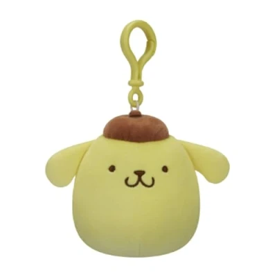 Image of Squishmallows Official Jazwares 3.5 Inch Bag Clip Sanrio Hello Kitty Friends Squad (Pompom)