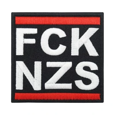 Image of Finally Home Patch with Hook and Loop Closure FCK NZS Patches, FCKNZS Badge