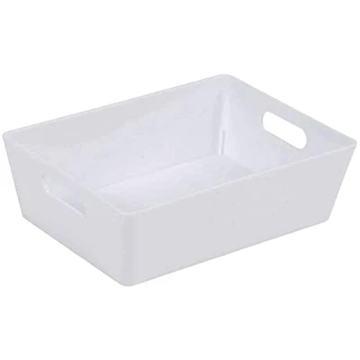 Image of 3 x Studio Rectangular Basket 3.01 Color: White