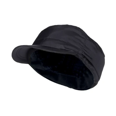 Image of HEAT HOLDERS Mens Waterproof Winter Warm Fleece Lined Thermal Outdoor Hunting Cap with Neck Flap (L/XL, Black (Cap))