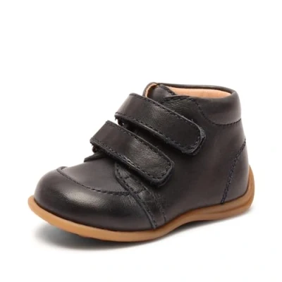 Image of bisgaard luca Boy&#039;s Unisex Kids First Walker Shoe, Navy, 3.5 UK Child