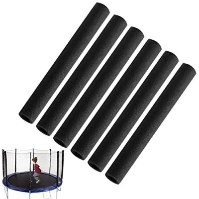 Image of Hitburu 6 Trampoline Safety Foam Sleeves Tubes 40cm (6 Poles), Tubing for Trampoline, Protection Poles, Padding