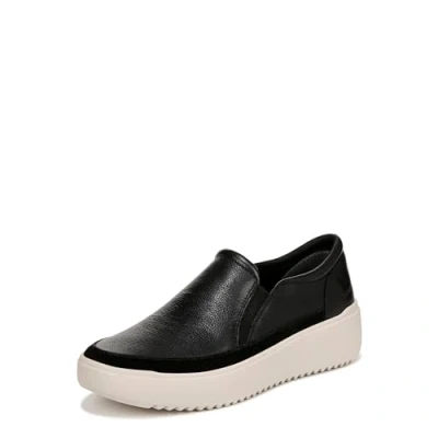 Image of Vionic Women&#039;s Platform Trainers Slip on Kearney Shoes with Arch Support Wide Fit Black