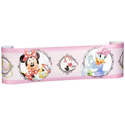 Image of Disney Mickey Mouse Wall Border, PVC, Multi Colour, 0.14 x 5 m/5.5 197 Inch