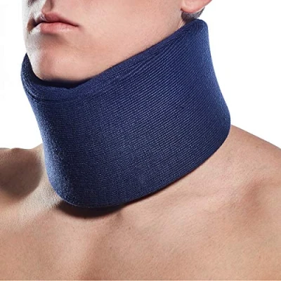 Image of MX Health Orthopaedic Soft Neck Collar Support, Large, Navy