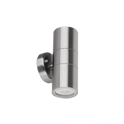 Image of Aurora Walle Up/Down Wall Light Stainless Steel