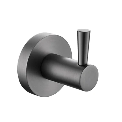 Image of Bristan Round Hook Gun Metal Grey