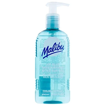 Image of Malibu Sun After Care, Cooling and Soothing Moisturising Gel, Ice Blue, 200ml