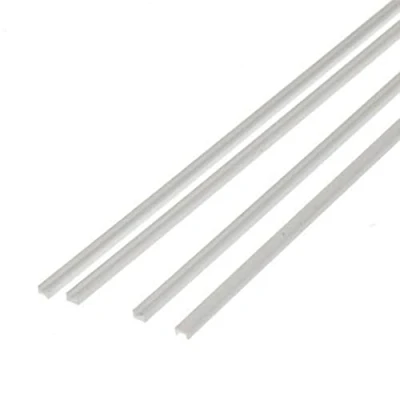 Image of Evergreen Scale Models Channel 0.60 Inch 4 EVG261 Plastic Building Accessories