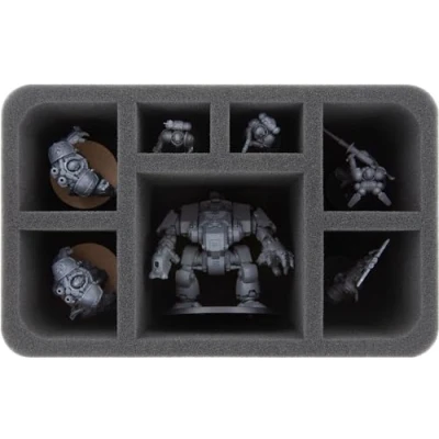 Image of Feldherr HS110A002 foam tray compatible with Space Marines Redemptor Dreadnought + 6 compartments