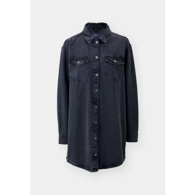 Image of Noisy may Women&#039;s Nmalva L/S Dress Az387bl Noos FWD, Black Denim, S