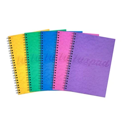 Image of Silvine Luxpad 120 Page A5 FSC Wirebound Notebook with Durable Pressboard Covers [Single], PRA5