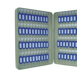 Image of Q Connect 80 Key Cabinet Pearl Grey Ref KF04274