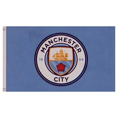 Image of Manchester City FC Flag CC,5ft x 3ft