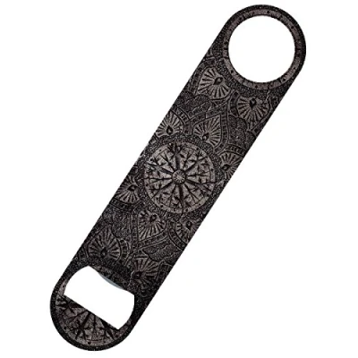 Image of Grindstore Metallic Mandala Bar Blade Bottle Opener 18 x 4cm