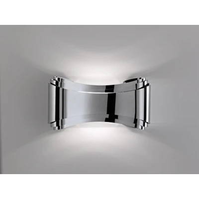 Image of Selène Ionica LED wall light made of steel, chrome