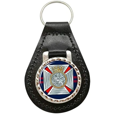 Image of Duke of Edinburgh&#039;s Royal Regiment, British Army Leather Key Fob