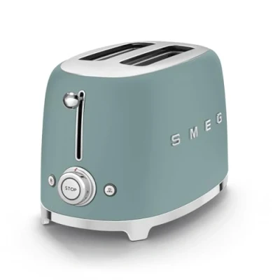 Image of Smeg TSF01EGMUK 2 Slice Toaster Emerald Green